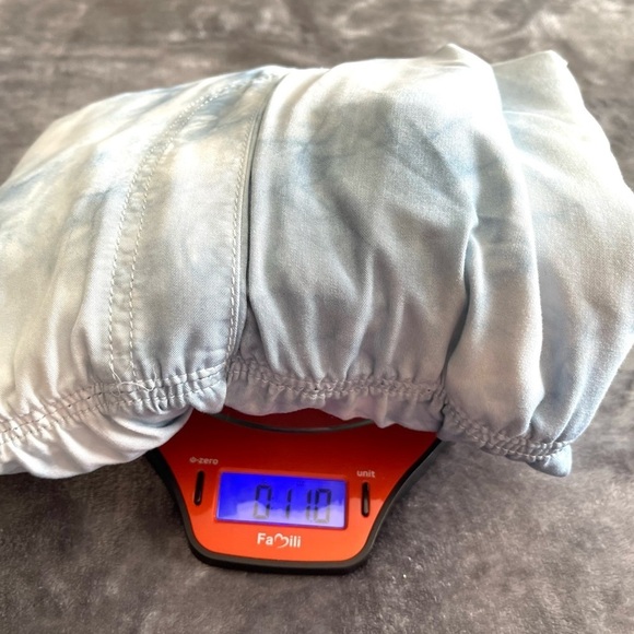 Anthropologie Marrakech Ebre Dyed Crop Jumpsuit Womens M Blue White Boho Coastal - Picture 12 of 12